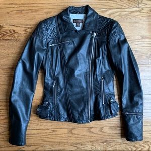 Danier leather biker jacket